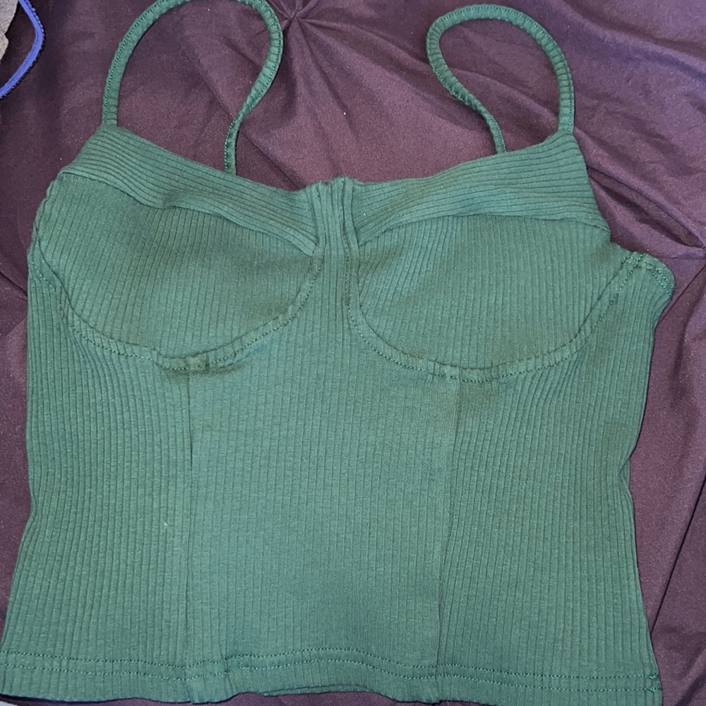 Dark Green Tank Top Size Small